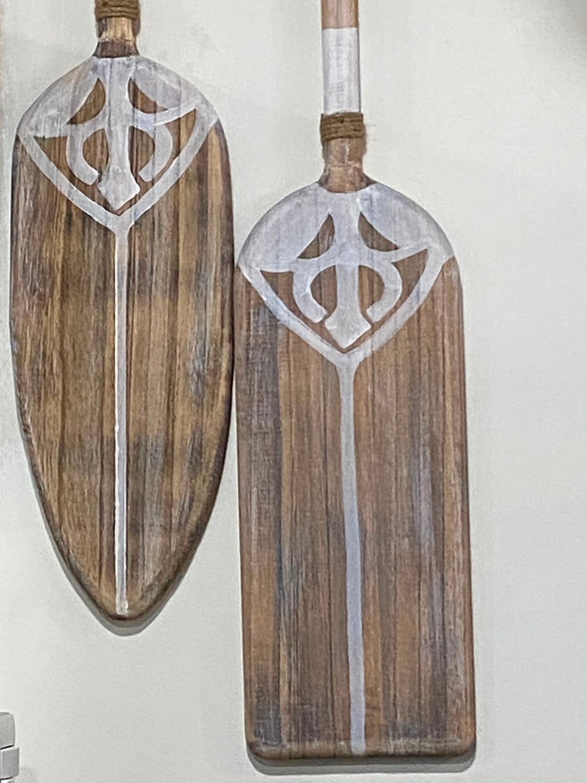 PAR DE REMOS DECORATIVOS BAMBÚ