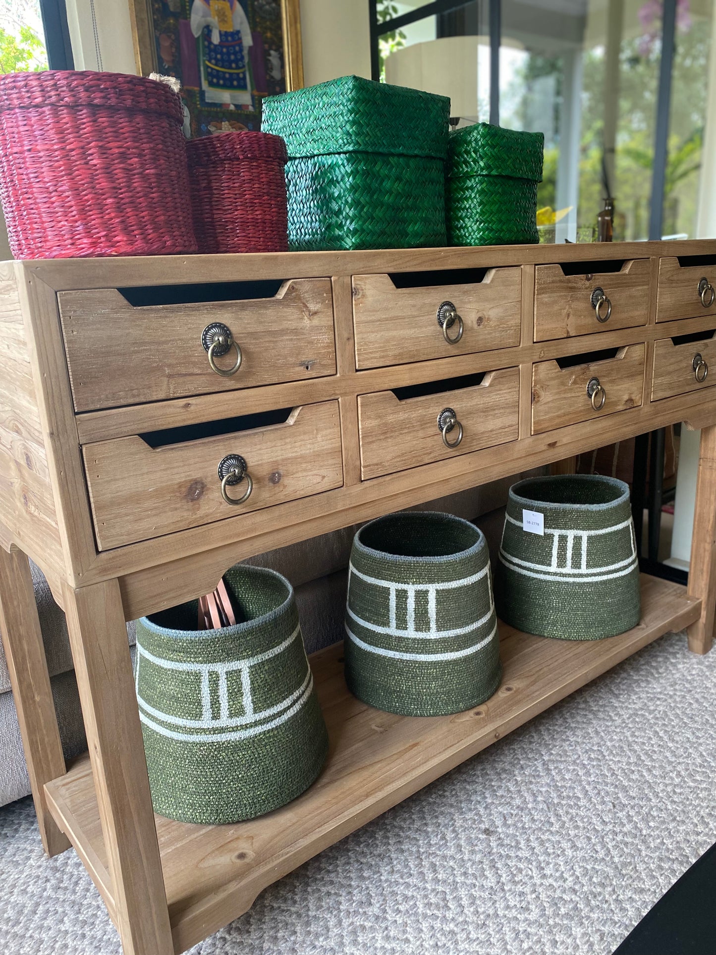 ARRIMO 8 CAJONES MADERA